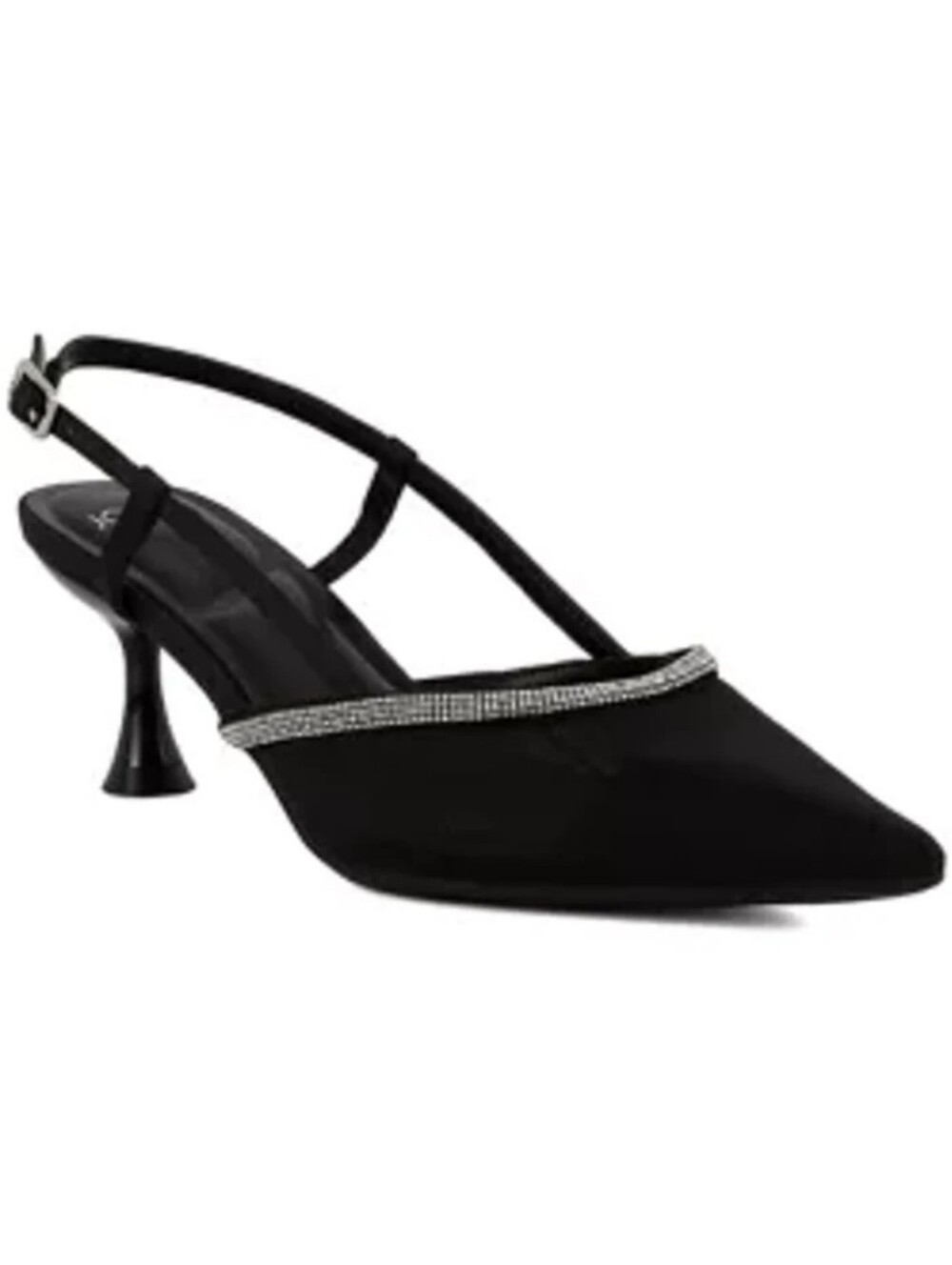 JONES NEW YORK Lina Mesh Heels Rhinestone Slingback Shoes Dress Pumps 8 New
